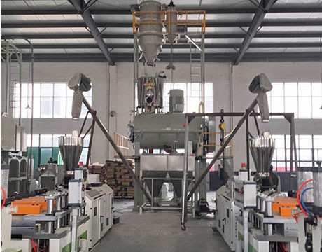स्क्रू कन्वेयर के साथ पाउडर मिक्सर के लिए स्वचालित फीडिंग ट्रांसपोर्ट सिस्टम