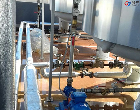 प्री मिक्सिंग टैंक के साथ लिक्विड ऑयल डोजिंग मिक्सिंग सिस्टम